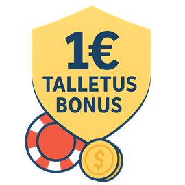 1€ talletus bonus