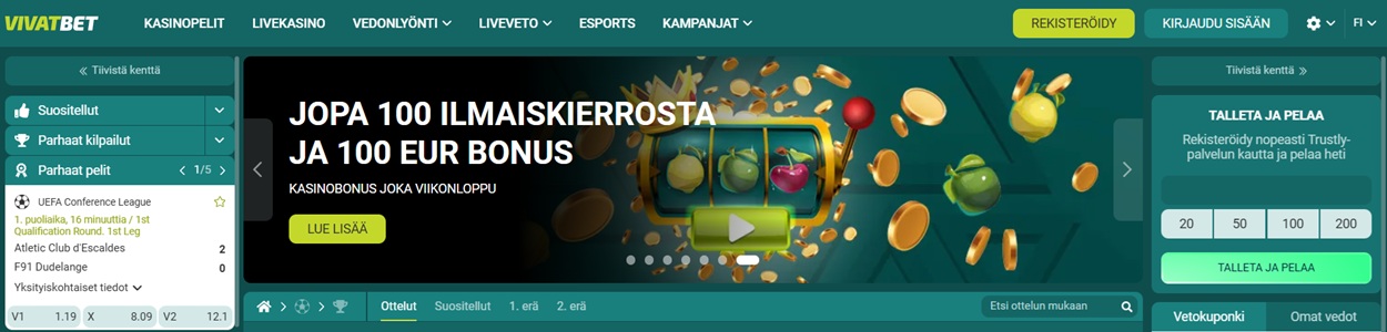 Vivabet kasino